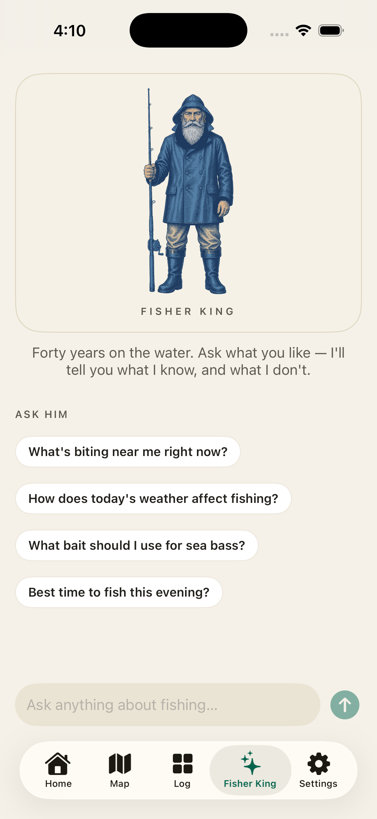 Fisher King assistant screen