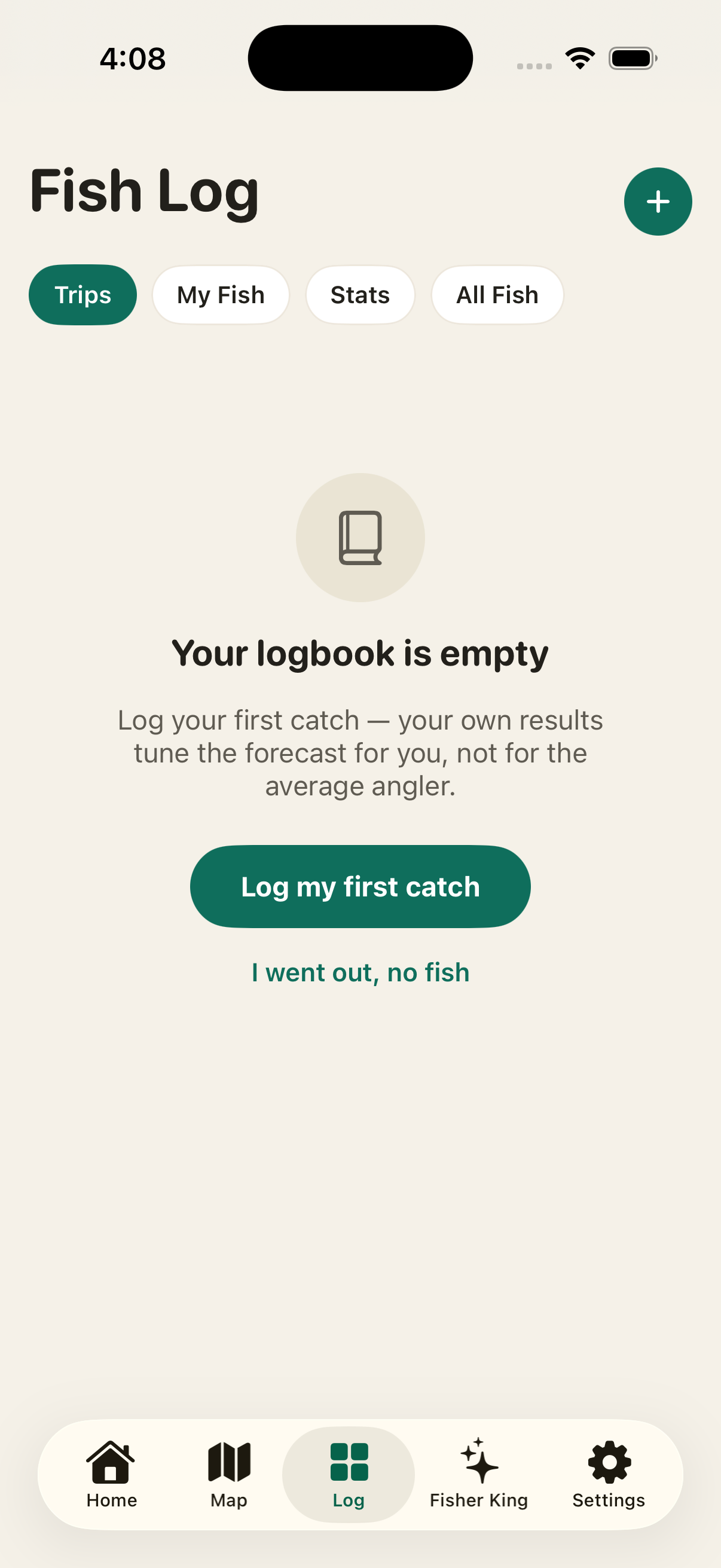 Fisher King private catch log