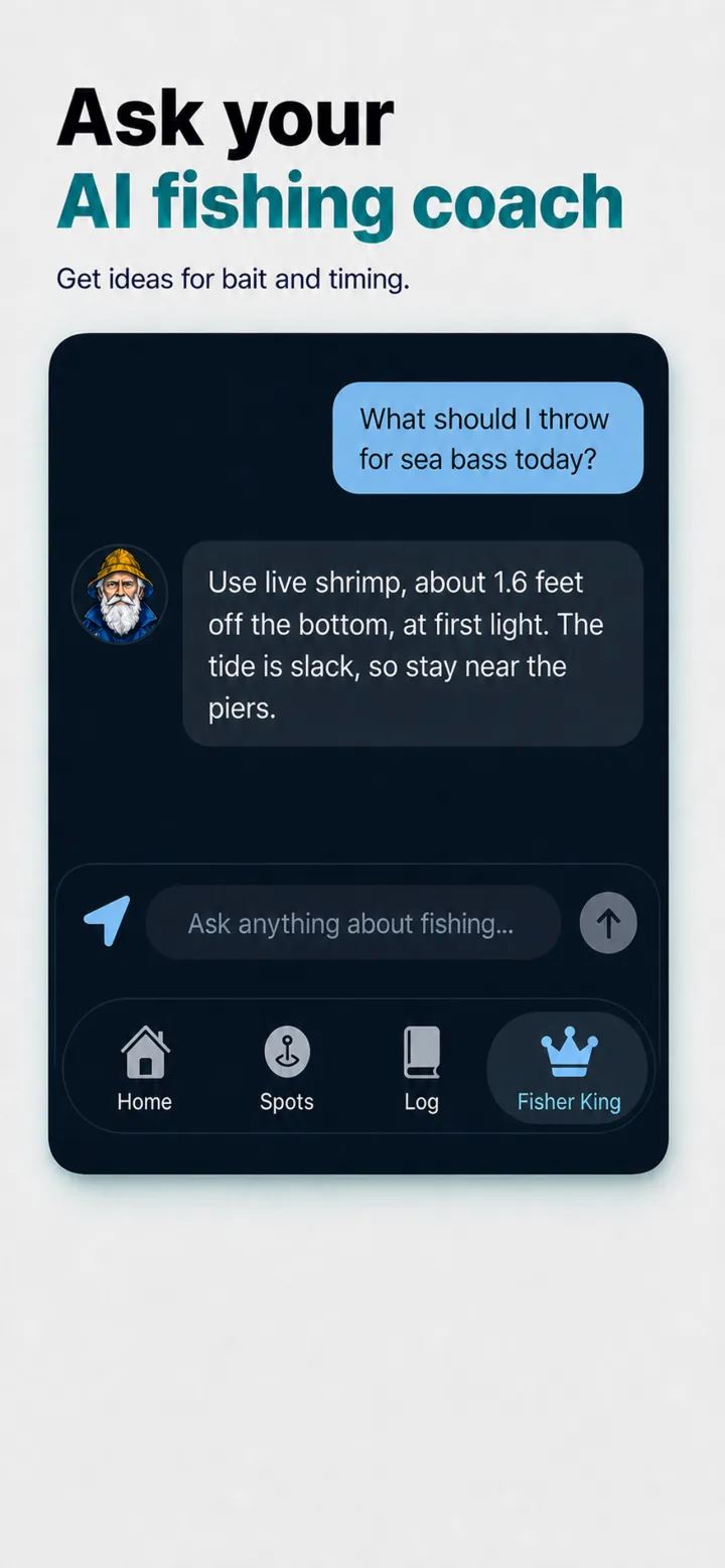 Ask your AI fishing coach